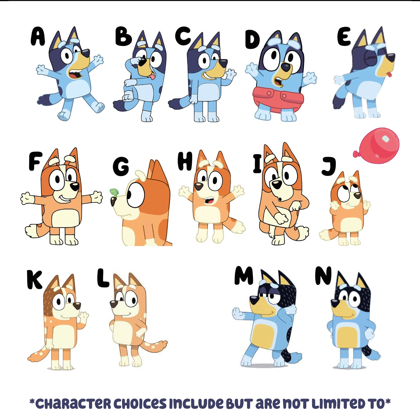 Blue Dog Custom Products- Personalised- Add Name- Any Character- Mug- Waterbottle- Prints- Gift Ideas
