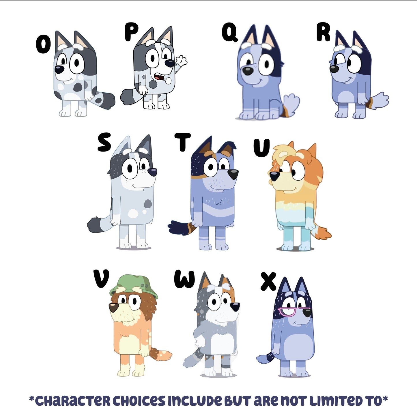 Blue Dog Custom Products- Personalised- Add Name- Any Character- Mug- Waterbottle- Prints- Gift Ideas