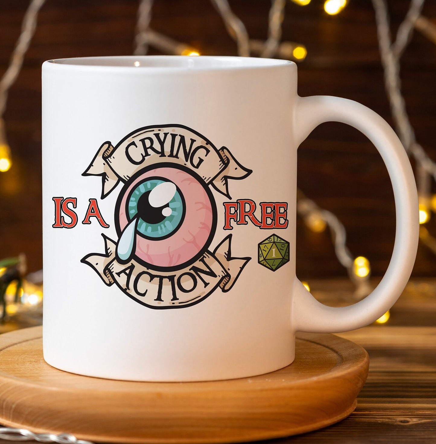 dnd mug, ceramic sublimated mug print, dungeons and dragons gift,DM present