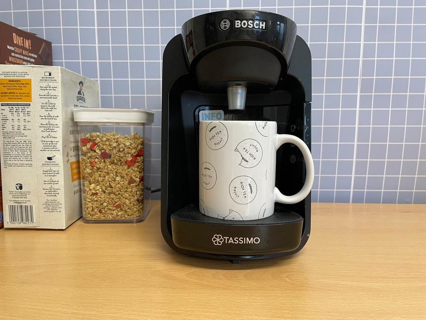 BOURBON- Custard Cream- Ritch Tea- set of 3 mugs ~ MUG ~ chocolate biscuit biscuits novity mug