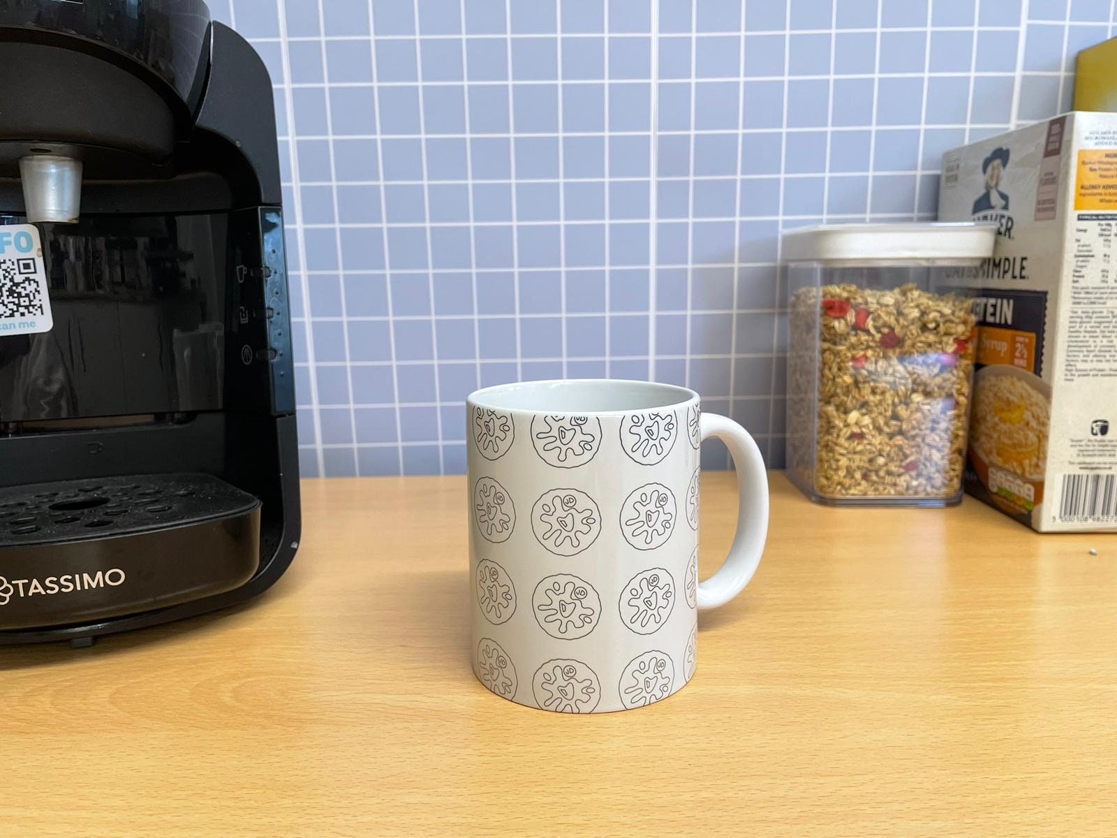 Bourbon- Custard Cream- Ritch Tea- Oreo- Jammie Dodger- Lotus/Biscoff set of 6 mugs ~ MUG ~ chocolate biscuit biscuits novelty mug