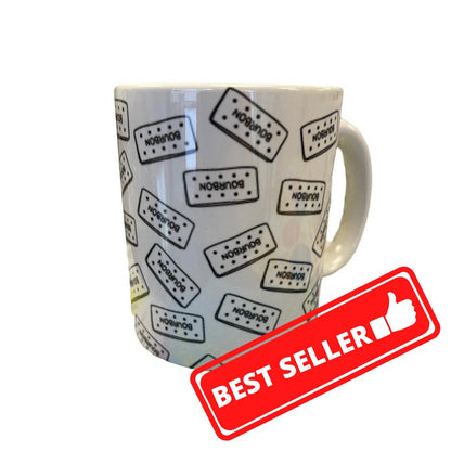 BOURBON- Custard Cream- Ritch Tea- set of 3 mugs ~ MUG ~ chocolate biscuit biscuits novity mug