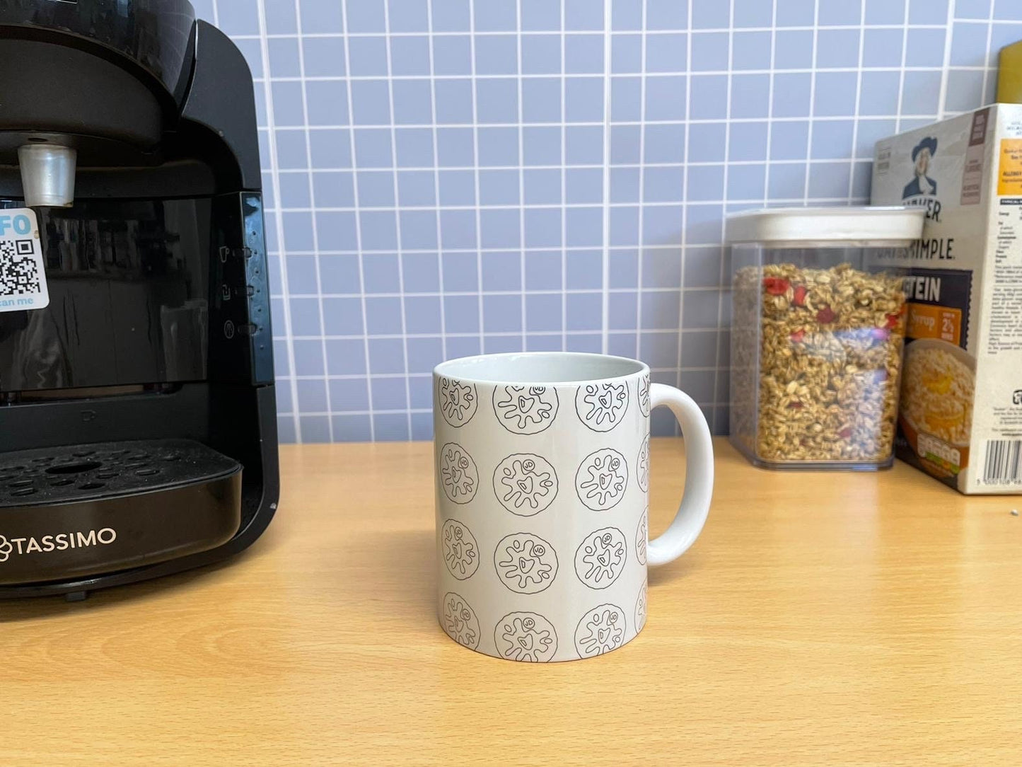 Bourbon- Custard Cream- Ritch Tea- Oreo- Jammie Dodger- Lotus/Biscoff set of 6 mugs ~ MUG ~ chocolate biscuit biscuits novelty mug