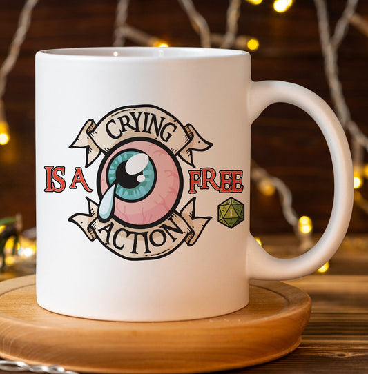 dnd mug, ceramic sublimated mug print, dungeons and dragons gift,DM present