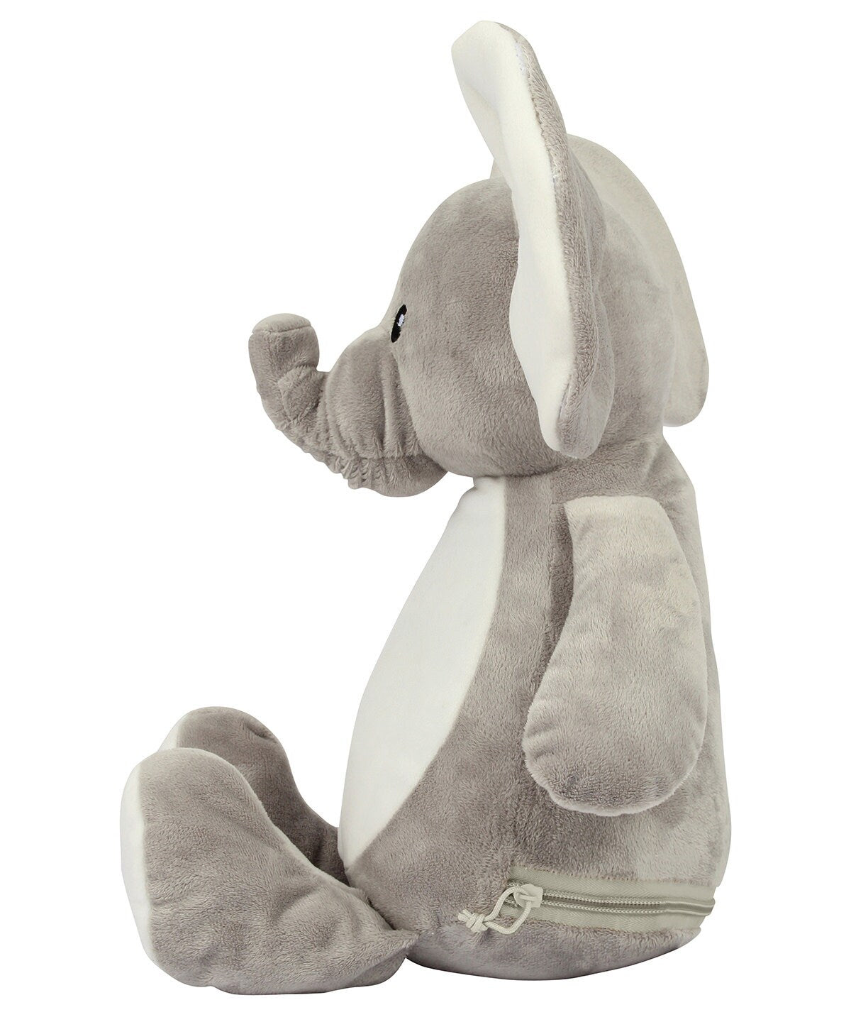 Mumbles Elephant Teddy Bear With Personalised , Customisable fount - Add Any Photo/Design/Text