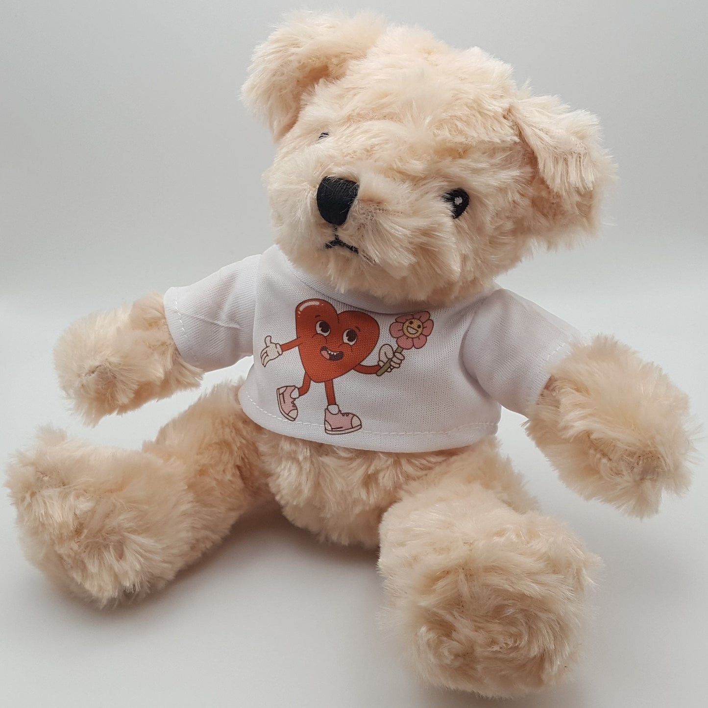 GEORGE Teddy Bear With Personalised Customisable T-Shirt - Add Any Photo/Design/Text