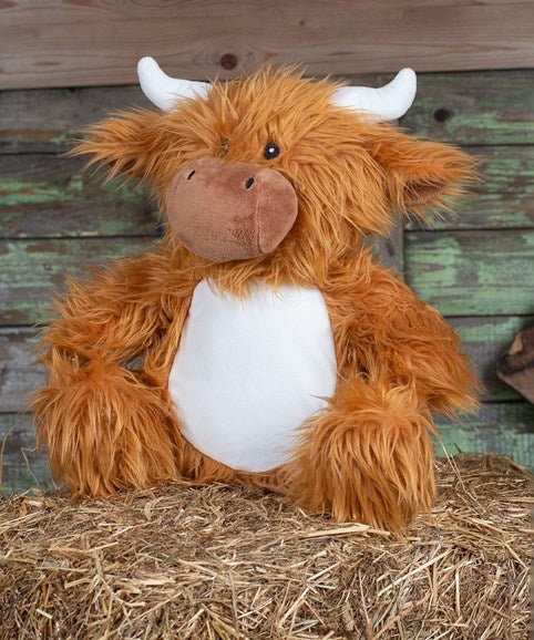 Mumbles Personaliseable Highland Cow Teddy Bear