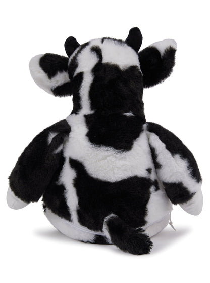 Mumbles Personaliseable Black and White Cow Teddy Bear