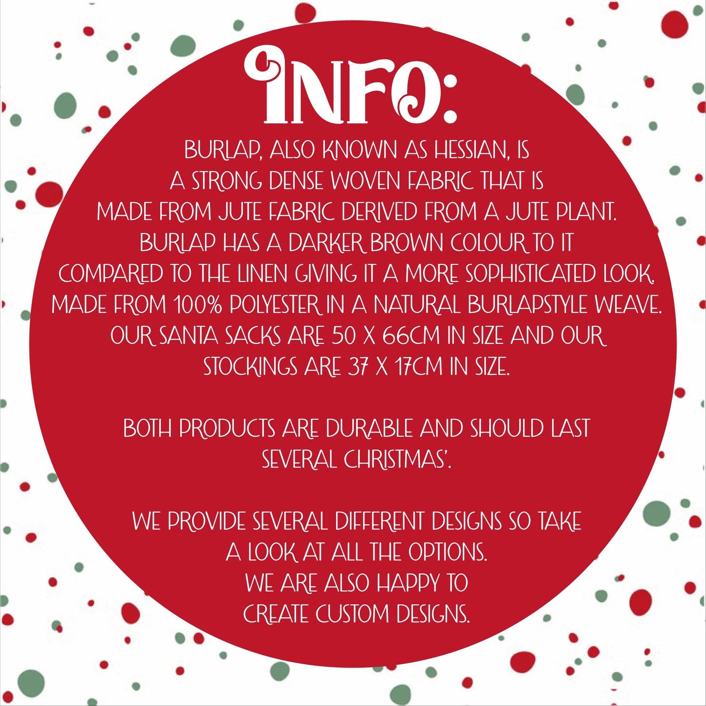 Personalised Santa Sack and Stockings | Santa Sack | Santa Stocking | Presents | Xmas | Gifts | Customise Name | Santa I Tried