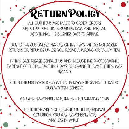 Personalised Santa Sack and Stockings | Santa Sack | Santa Stocking | Presents | Xmas | Customise Name | Dachshund through the snow