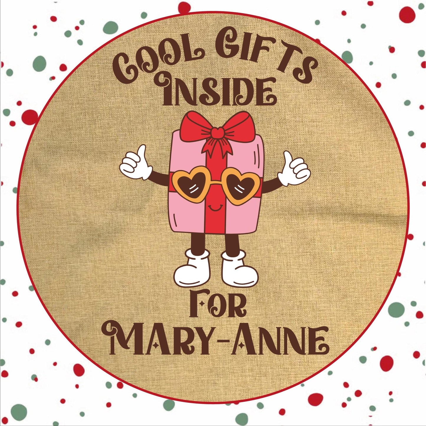 Personalised Santa Sack and Stockings | Santa Sack | Santa Stocking | Presents | Keepsake | Xmas | Gifts | Custom Name | Cool Gifts