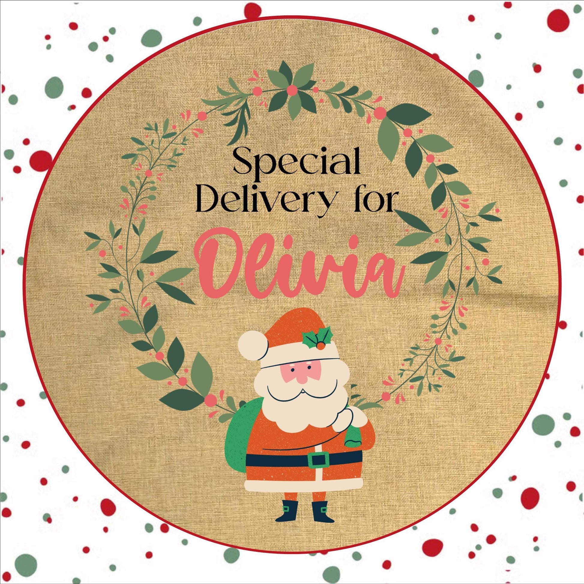 Personalised Santa Sack and Stockings | Santa Sack | Santa Stocking | Presents | Xmas | Gifts | Customise Name | Special Delivery