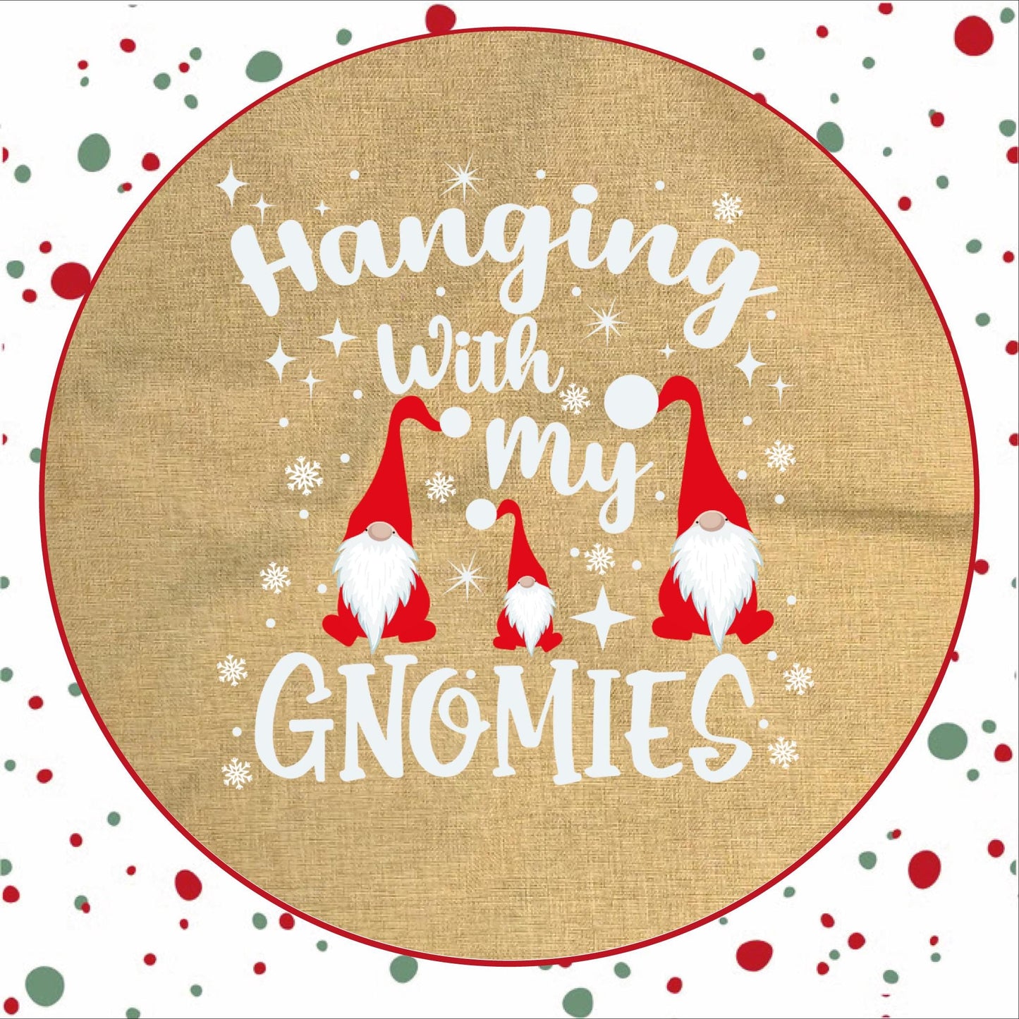 Personalised Santa Sack and Stockings | Santa Sack | Santa Stocking | Presents | Xmas | Customise Name | Hanging with my Gnomies