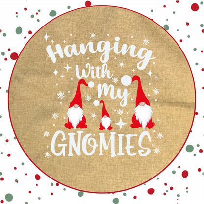 Personalised Santa Sack and Stockings | Santa Sack | Santa Stocking | Presents | Xmas | Customise Name | Hanging with my Gnomies
