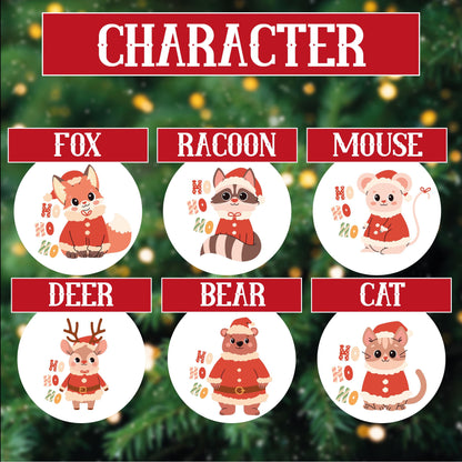 Christmas Tree Ornament - Personalised - MDF Hanging Tree Decoration - Children's - First Christmas - Xmas Ornament - Custom Name & Message