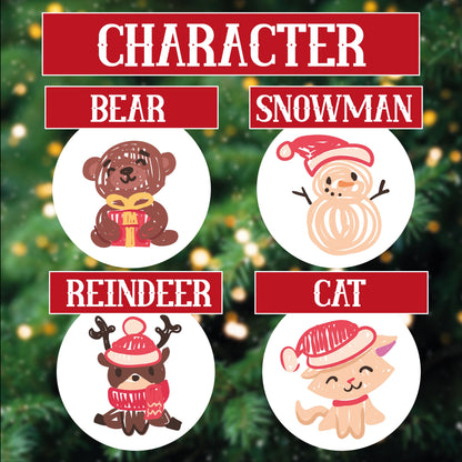 Christmas Tree Ornament - Personalised - MDF Hanging Tree Decoration - Children's - First Christmas - Xmas Ornament - Custom Name & Message