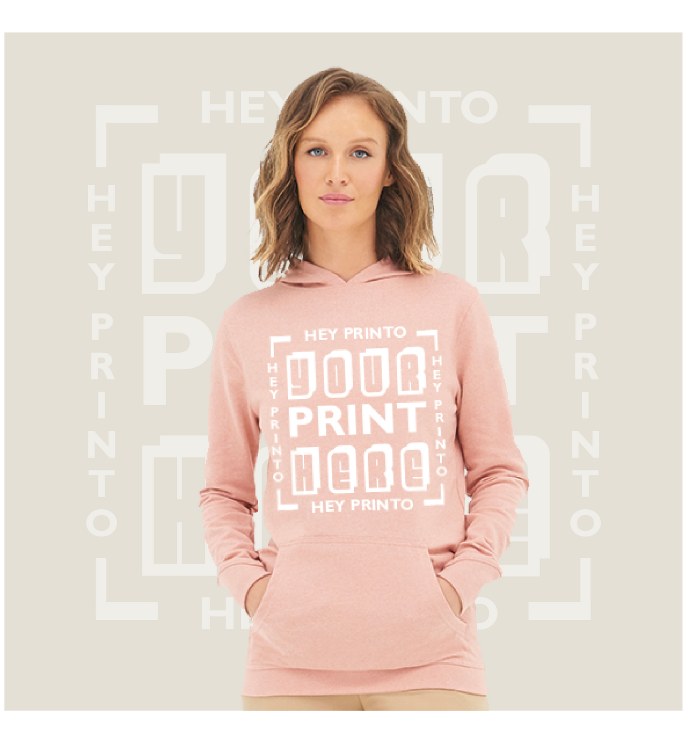 Custom, Standard 280g Comfort Cut Hoodie- Printed At No Extra Cost