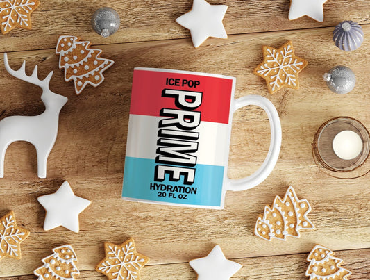 Prime Novelty White 11oz Ceramic Mug - Christmas- Birthday - Ideal Gift