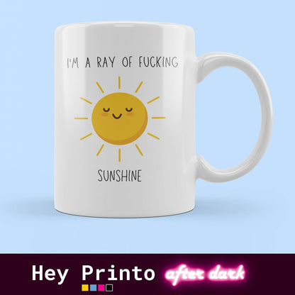 I'm a Ray of Effing Sunshine - Funny White Mug - Perfect Gift